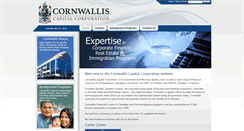 Desktop Screenshot of cornwallis.com